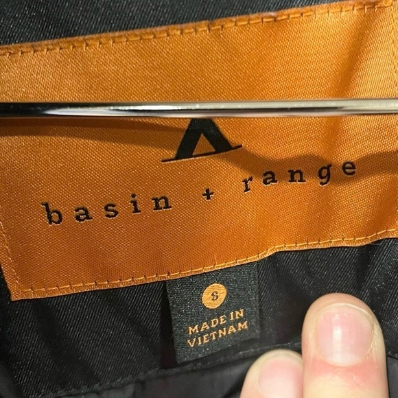 Basin and Range Sparrow Hawk Down Bomber Jacket Size Small Black Faux Fur Hood - Picture 11 of 11